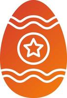 Easter Egg Icon Style vector