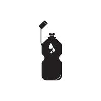 bebida botella icono, ilustración diseño modelo. vector
