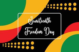 Juneteenth theme abstract background, freedom day, annual holiday. Vector design for banners, greeting cards, posters.