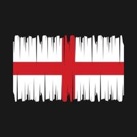 England Flag Brush Vector