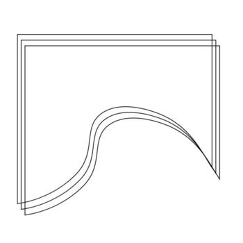 Line Dynamic Abstract Shapes vector