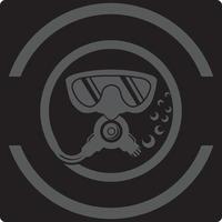 Diving goggles icon symbol,illustration design template. vector