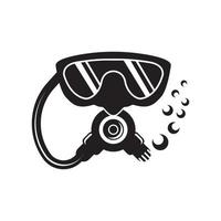 Diving goggles icon symbol,illustration design template. vector