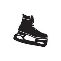 Ice skates icon symbol,illustration design template. vector