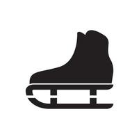 hielo patines icono símbolo, ilustración diseño modelo. vector