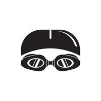 Swimming goggles icon symbol,illustration design template. vector