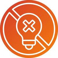 Incandescent Light Bulb Icon Style vector