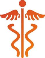 Caduceus Icon Style vector