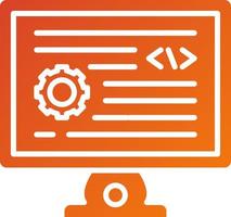 Backend Development Icon Style vector