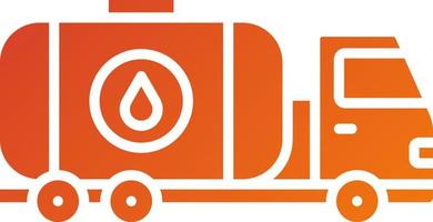 Water Tanker Icon Style vector