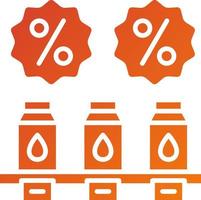 Temporary Price Reduction Icon Style vector