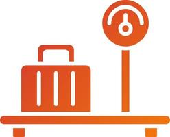 Baggage Limit Icon Style vector