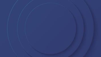 Abstract Paper Circle Dark Blue Color Trends Background Design. Vector illustration. Eps10