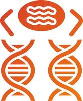 Genetic Comparation Icon Style vector