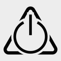 Stand-By Symbol Sign, Vector Illustration, Isolate On White Background Label. EPS10