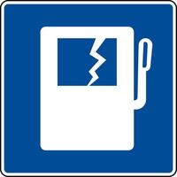Electric Panel or Electric Shutoff Sign vector