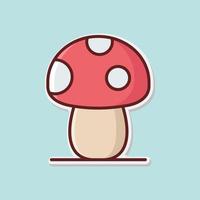 mushroom icon vector design template