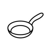 frying pan icon vector design template simple and modern