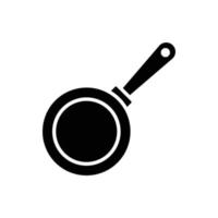 frying pan icon vector design template simple and modern