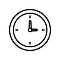 clock icon vector design simple and modern