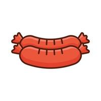 sausage icon vector design template simple and modern