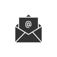 correo electrónico icono vector diseño plantillas