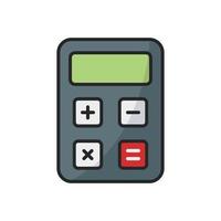 calculadora icono vector diseño modelo sencillo y elegante