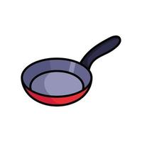 frying pan icon vector design template simple and modern