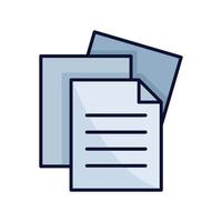 paper icon vector design template