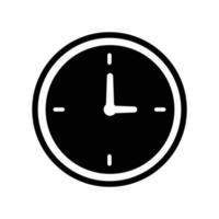 clock icon vector design simple and modern