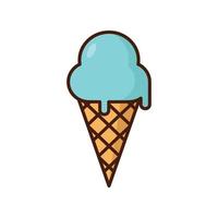 ice cream icon vector cute style