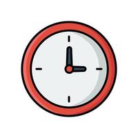 clock icon vector design simple and modern