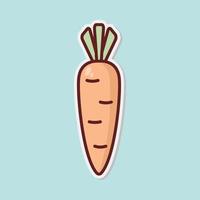 carrot icon vector design template simple and modern