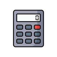 calculadora icono vector diseño modelo sencillo y elegante