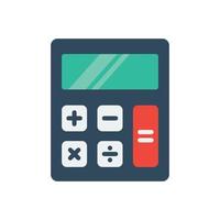 calculadora icono vector diseño modelo sencillo y elegante