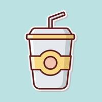 cup of coffee icon vector design template