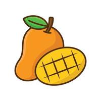 mango icon vector design template