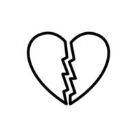 heart icon vector design template in white background