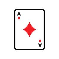 poker card icon vector design template