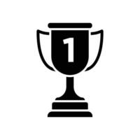 trophy icon vector design template