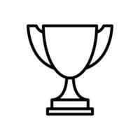 trophy icon vector design template