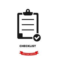 checklist icon  for graphic and web design vector