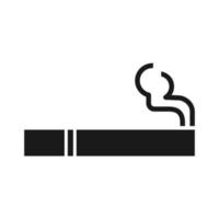 cigarette icon for graphic and web design vector