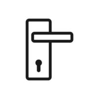 doorknob icon, door handles icon vector