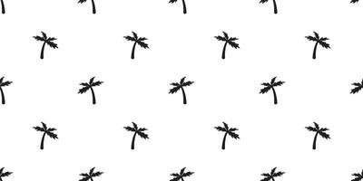 Coconut tree palm Seamless Pattern vector isolated icon wallpaper background white