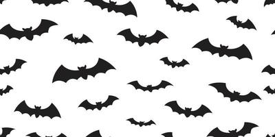 Bat seamless pattern vector Halloween isolated icon doodle wallpaper background