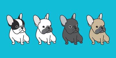 french bulldog vector dog doodle character illustration cartoon