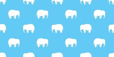 elephant seamless pattern vector isolated wallpaper background blue