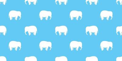 elephant seamless pattern vector isolated wallpaper background blue