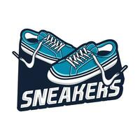 sneaker logo vector